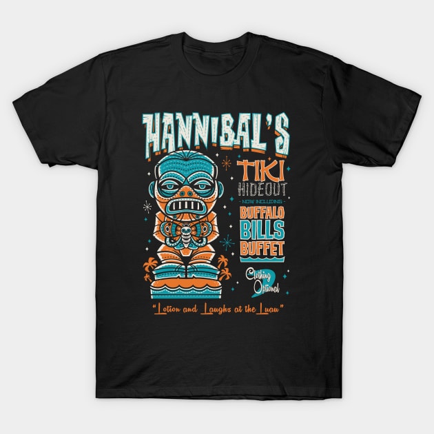 Hannibal's Creepy Cute Tiki Lounge - Hawaii Vacation Surf Monster T-Shirt by Nemons